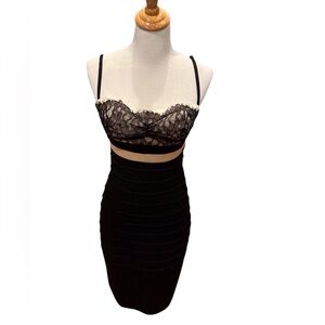 DINA BAR EL silk and Lycra cocktail dress